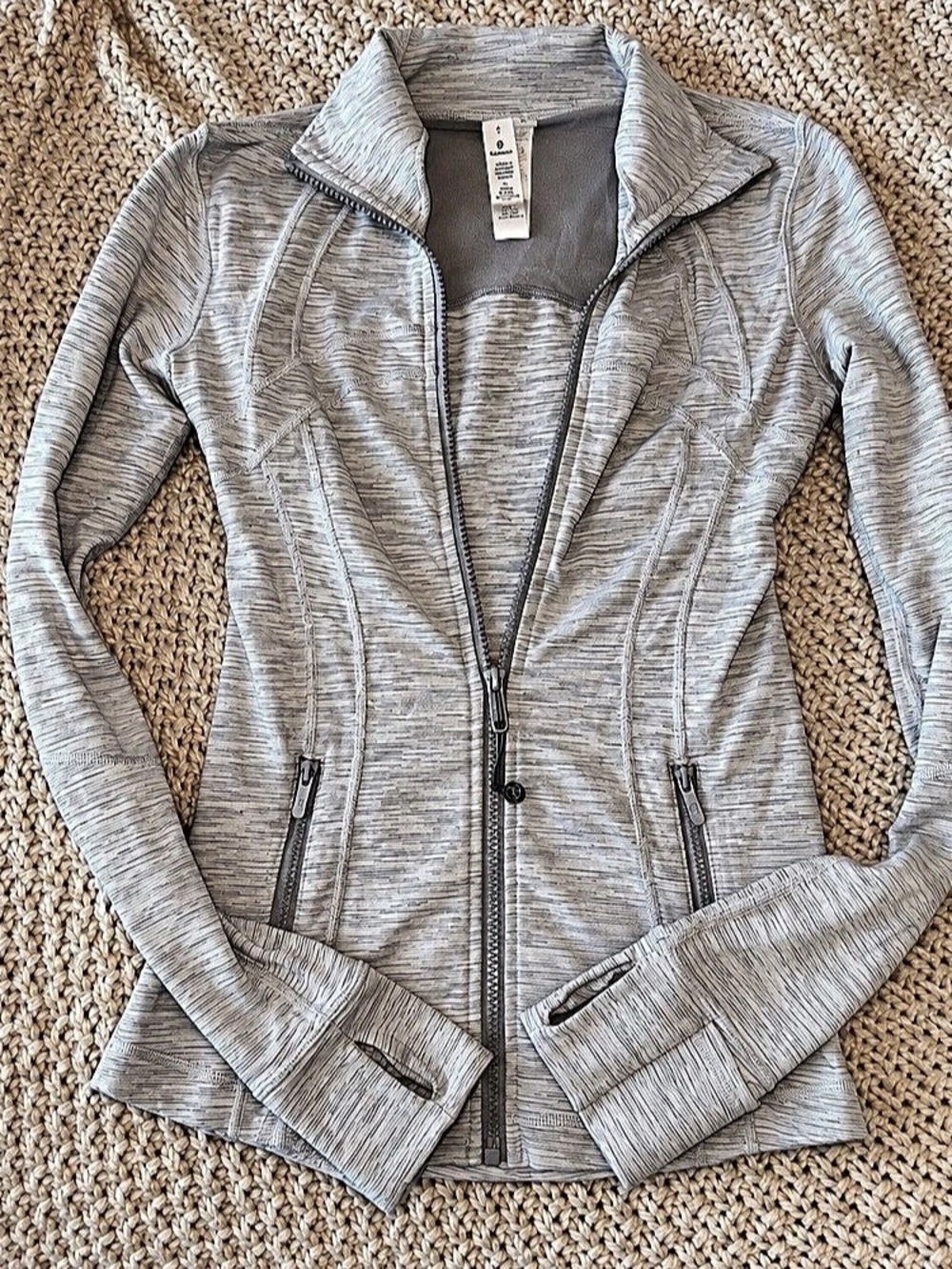 Lululemon Define Jacket *Luon Gray Full-Zip Size 2